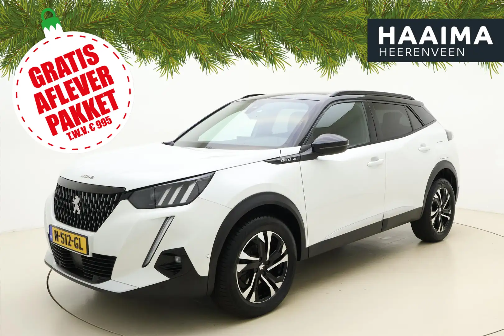 Peugeot 2008 1.2 PureTech 130pk GT-Line | Navigatie via app | C Blanc - 1