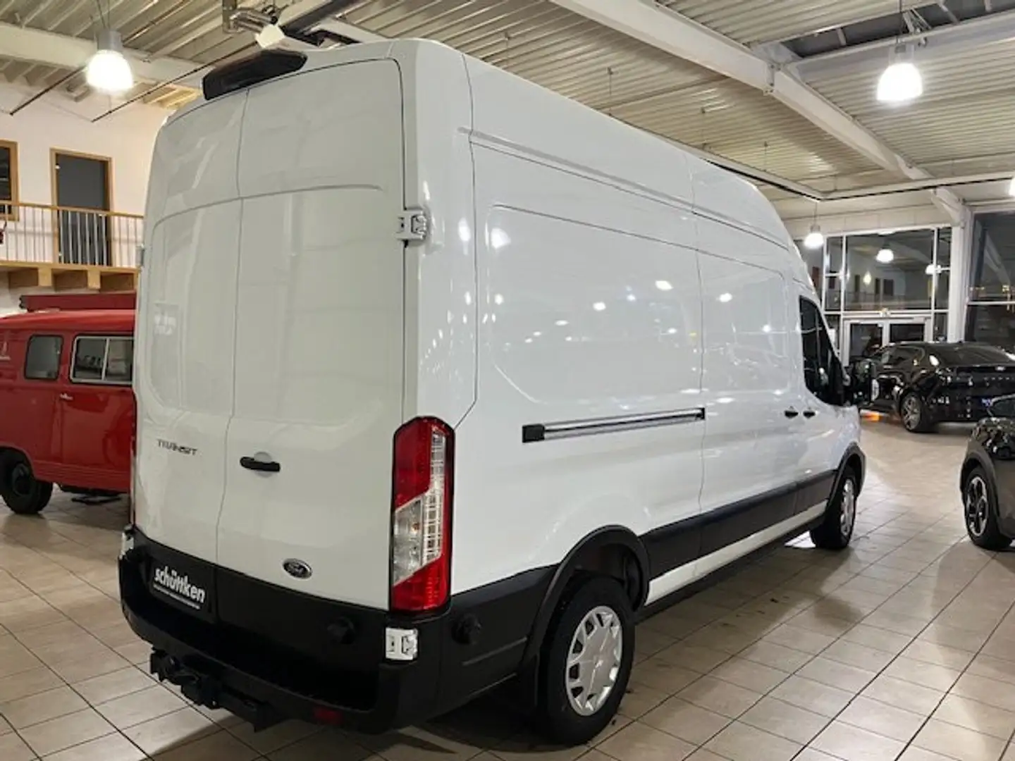Ford Transit 350 L3H3 EcoBlue Trend SYNC3, AHK, Holzboden, CAM Weiß - 2