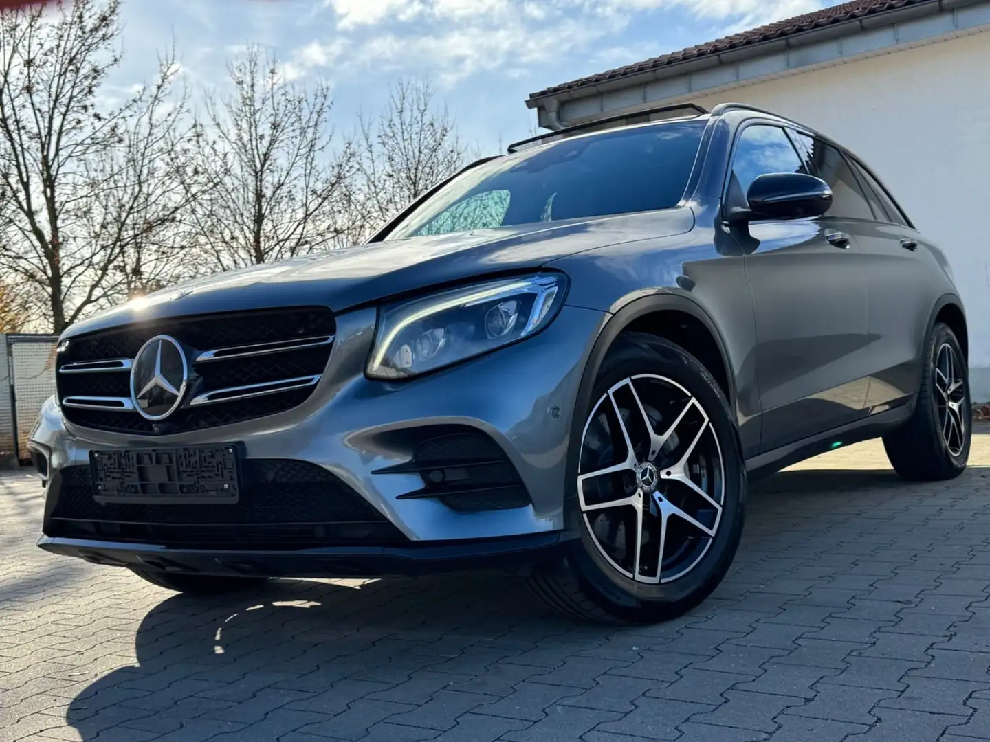 Mercedes-Benz GLC 350 d 4Matic AMG Line/PANO/360/ACC/Lenkass Gris - 2