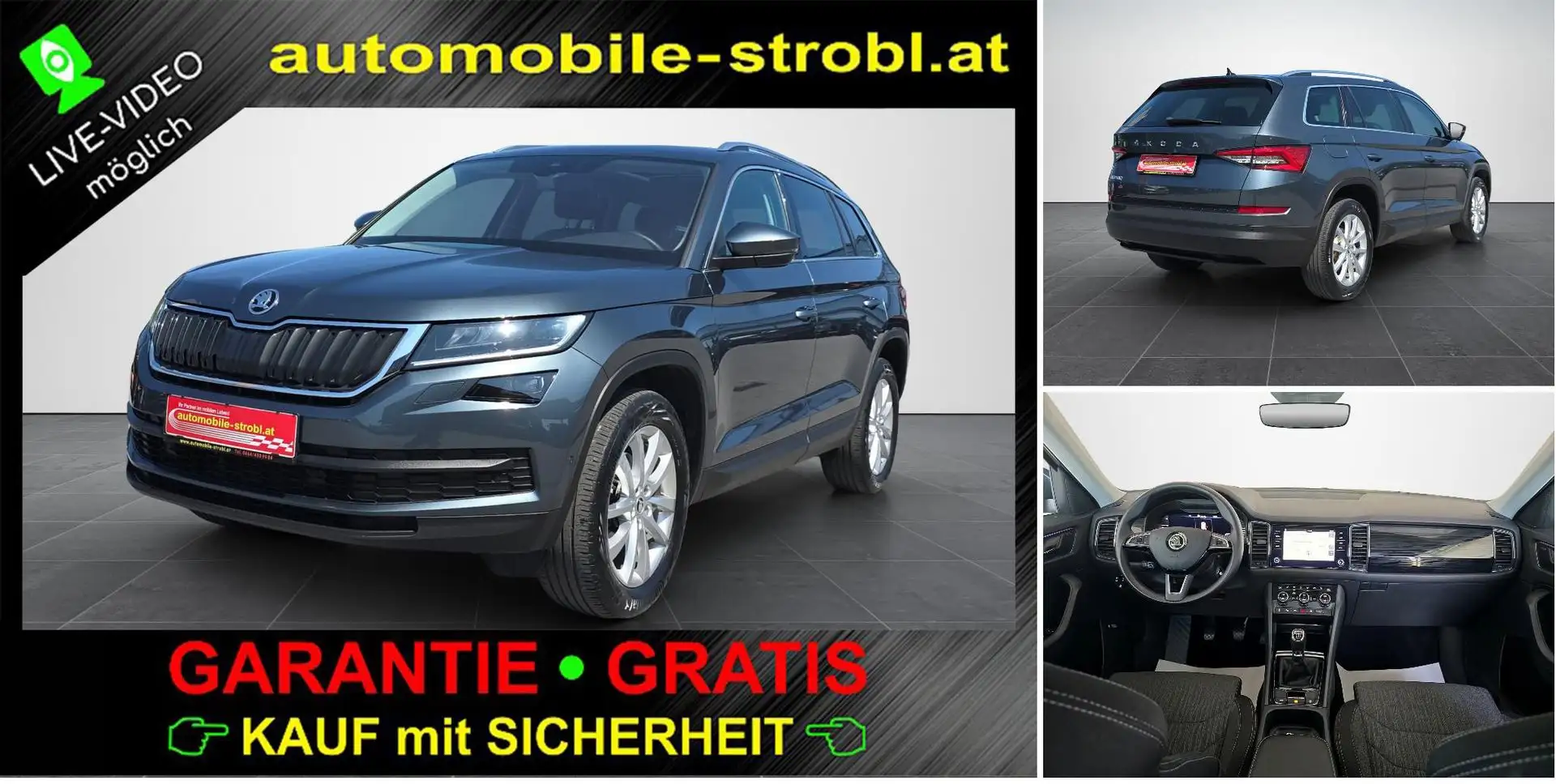 Skoda Kodiaq Style VirtC ACC Pano LED GARANTIE Grau - 1