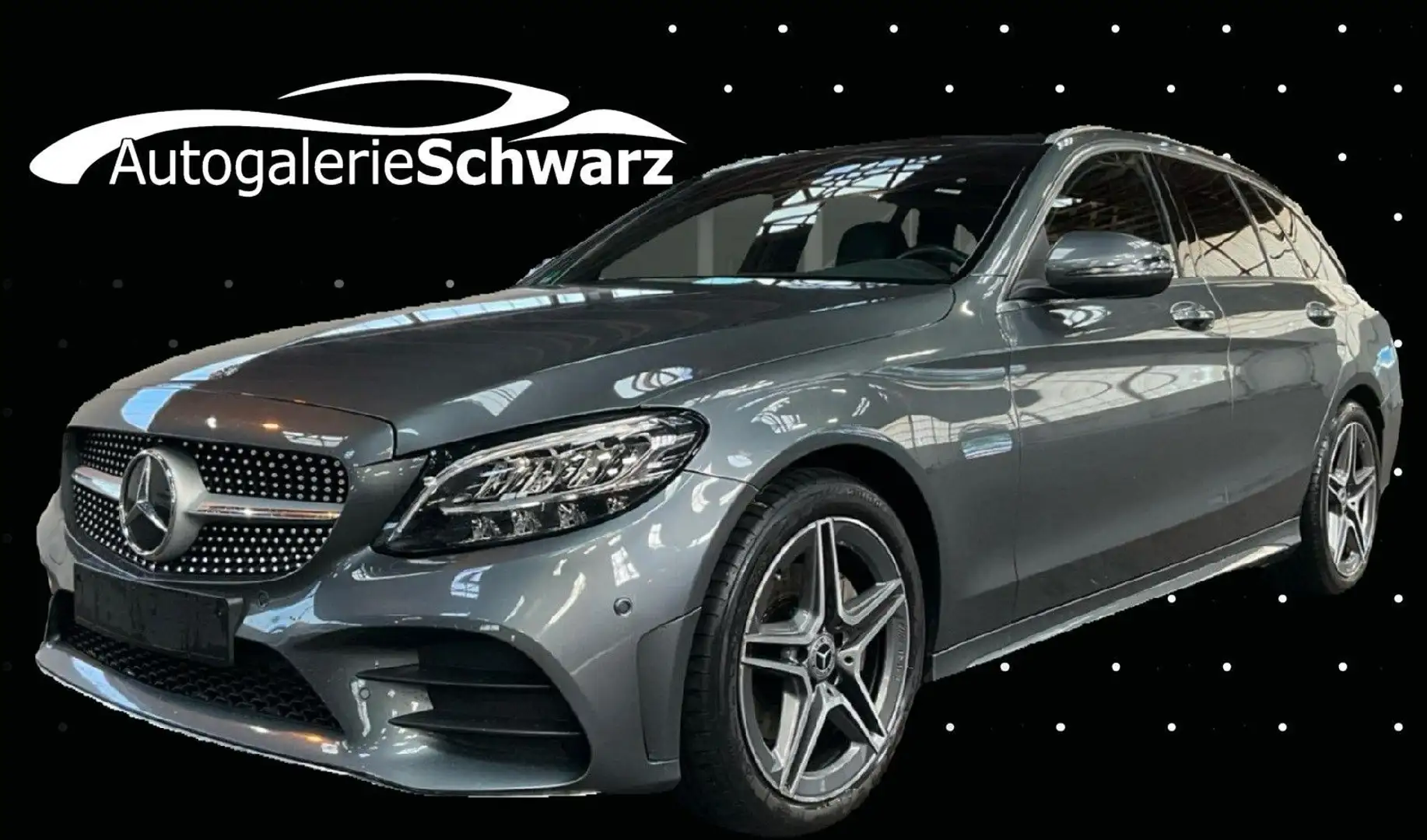 Mercedes-Benz C 200 T 9G AMG-LINE WIDE LED SPUR+TOT EPACK PANO Grigio - 1