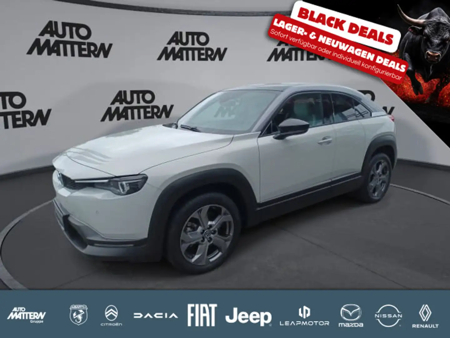 Mazda MX-30 ACC|NAVI|SHZ|Kamera|LED|CarPlay|Klimaaut. Weiß - 1