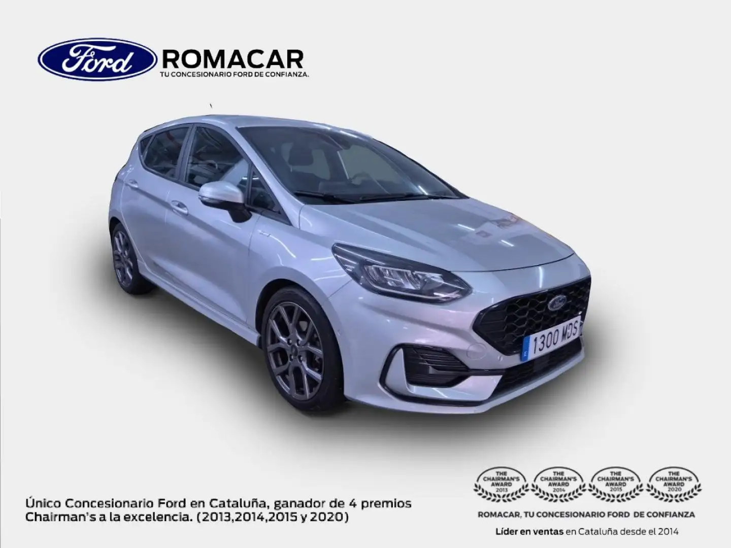 Ford Fiesta 1.0 EcoBoost MHEV ST Line 125 Plateado - 1