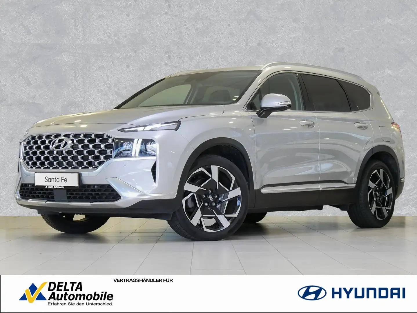 Hyundai SANTA FE Prime Android Auto Navi Leder LED Stříbrná - 1