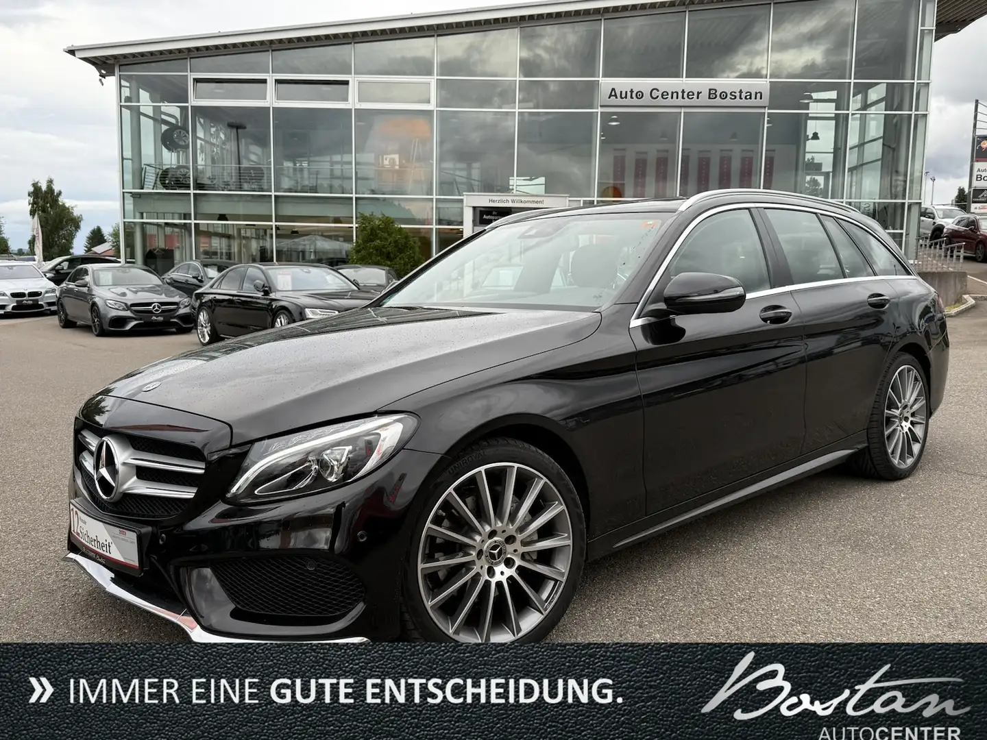Mercedes-Benz C 200 AMG/4-MATIC/PANORAMA/LEDER/BURMESTER/NAVI Чёрный - 1