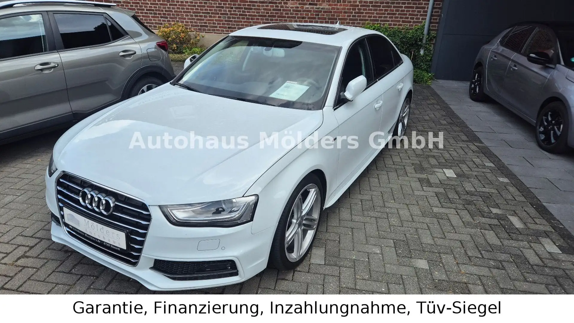 Audi A4 2,0 TDI *Garantie*Automatik*Navi*209€ mtl. Wit - 1