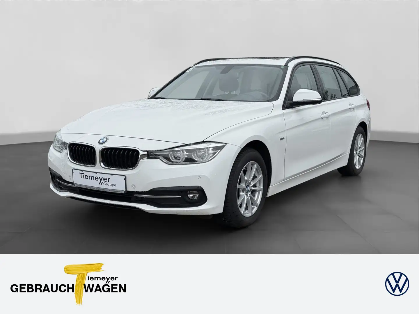 BMW 318 d Touring SPORT LINE AHK PANO LED LM Blanco - 1
