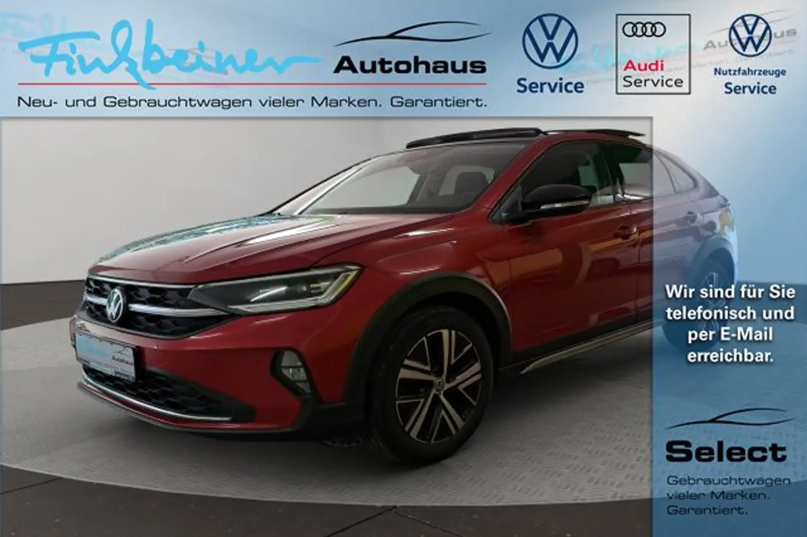 Volkswagen Taigo Style 1.5l TSI DSG Bluetooth Navi LED Klima Rot - 1
