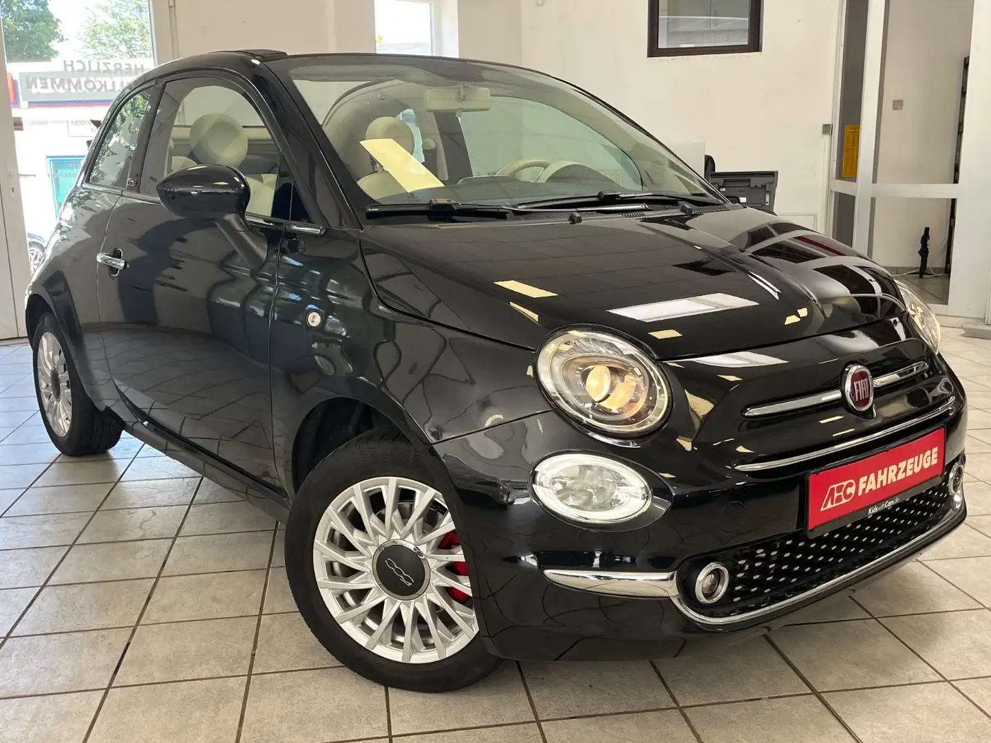 Fiat 500C Cabrio Lounge HU NEU / Klima / Alufelgen Schwarz - 2