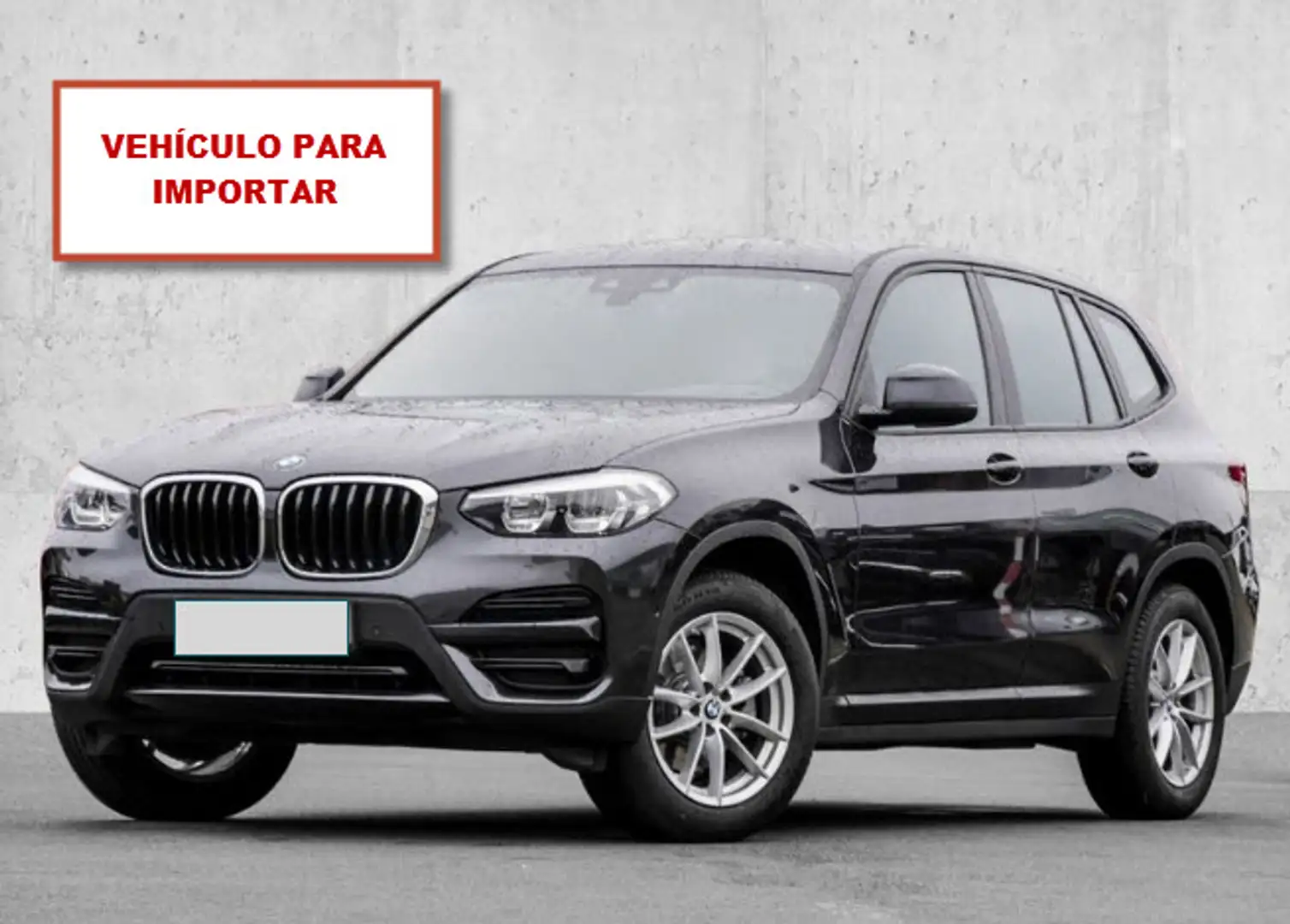 BMW X3 xDrive 20dA Schwarz - 1