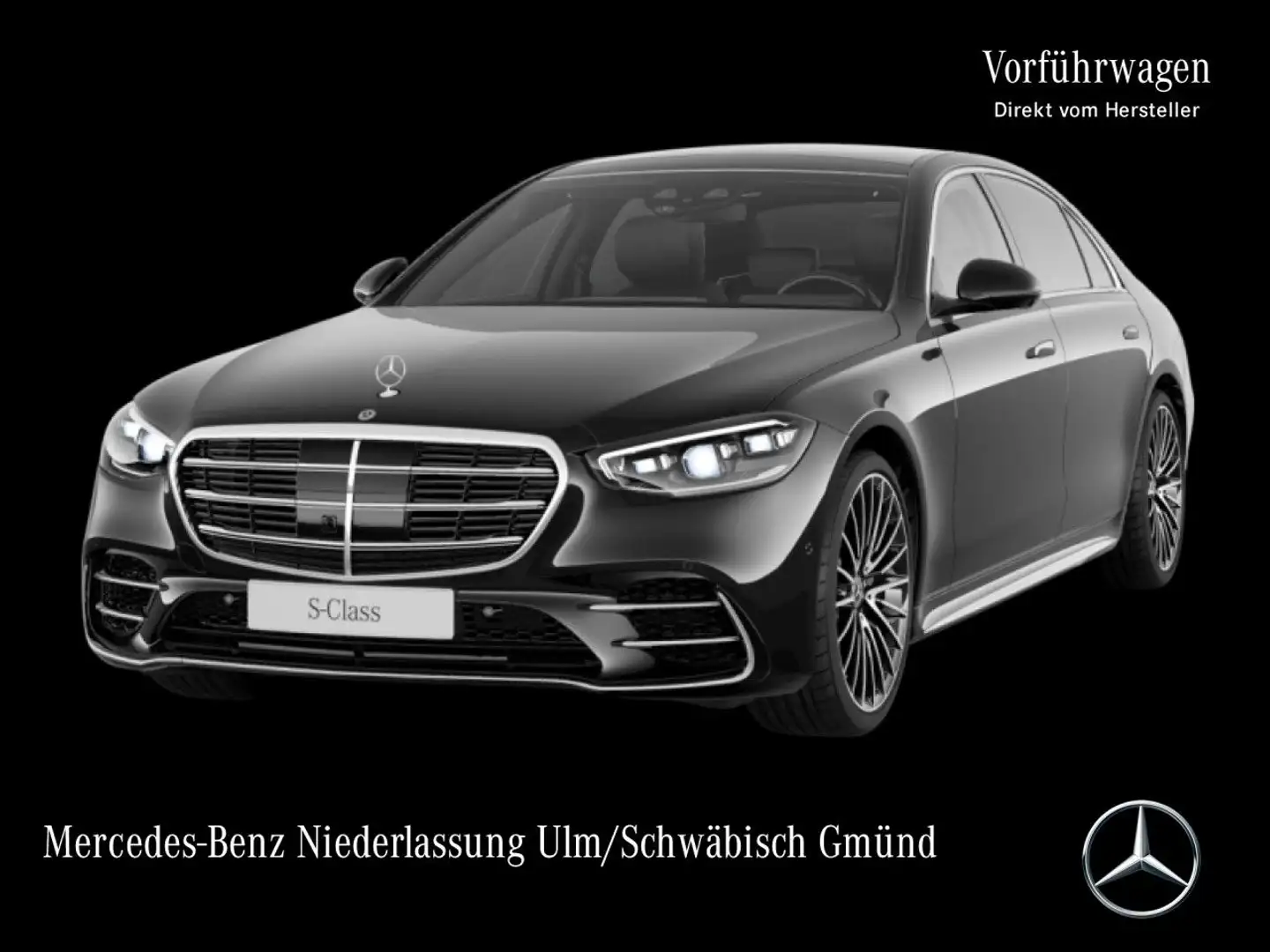 Mercedes-Benz S 450 d L 4M AMG+PANO+360+MULTIBEAM+BURMESTER3D Schwarz - 1
