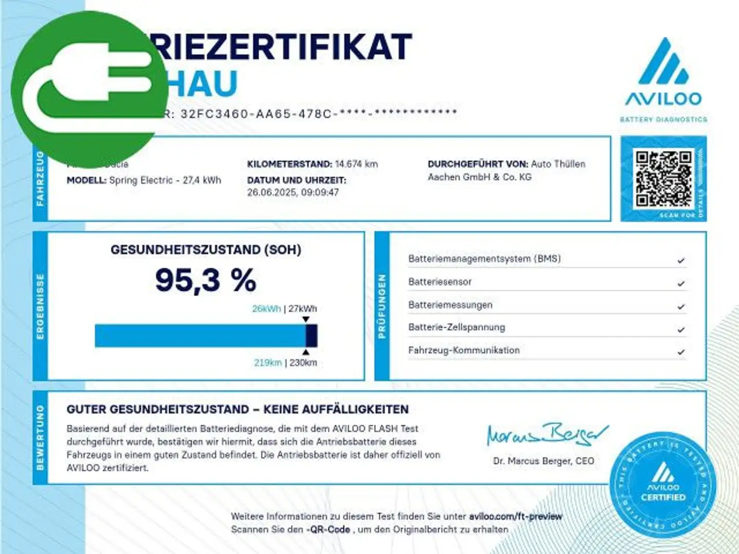 Dacia Spring Electric Essential Bluetooth Klima Blau - 2