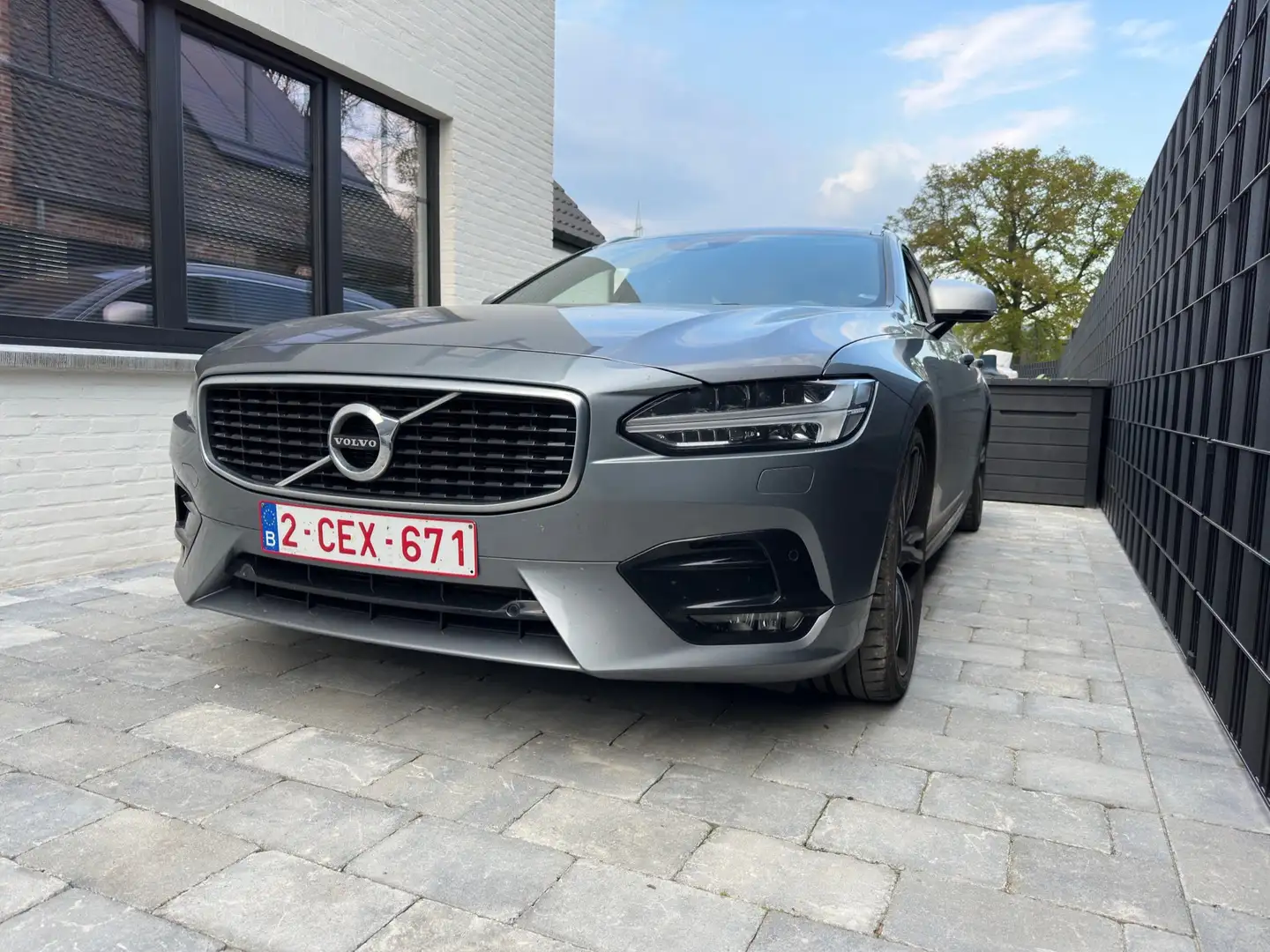 Volvo V90 T4 Geartronic R Design Gris - 1
