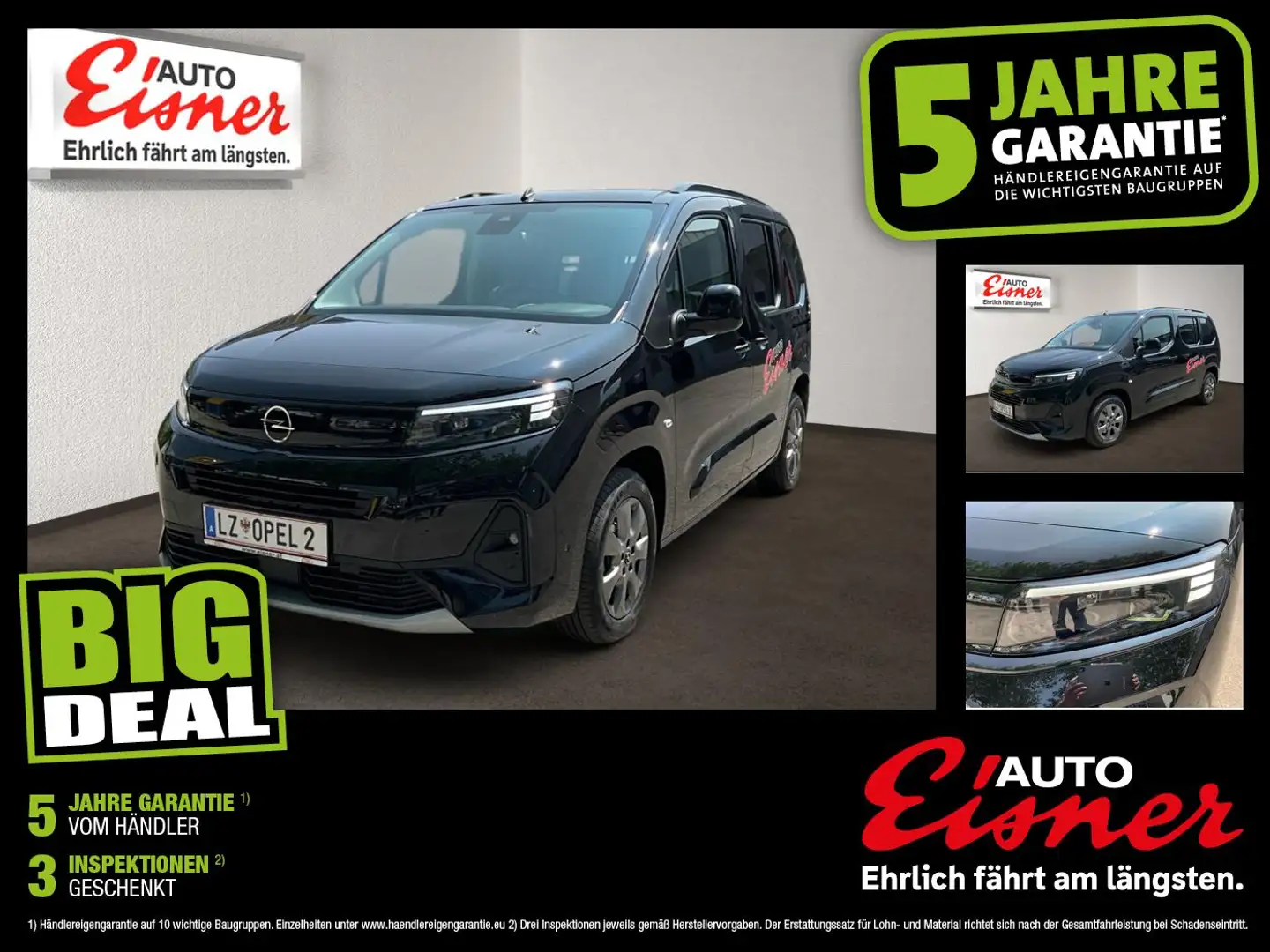 Opel Combo Life E 1.5 CDTI  GS Kaufrücktritt Schwarz - 1