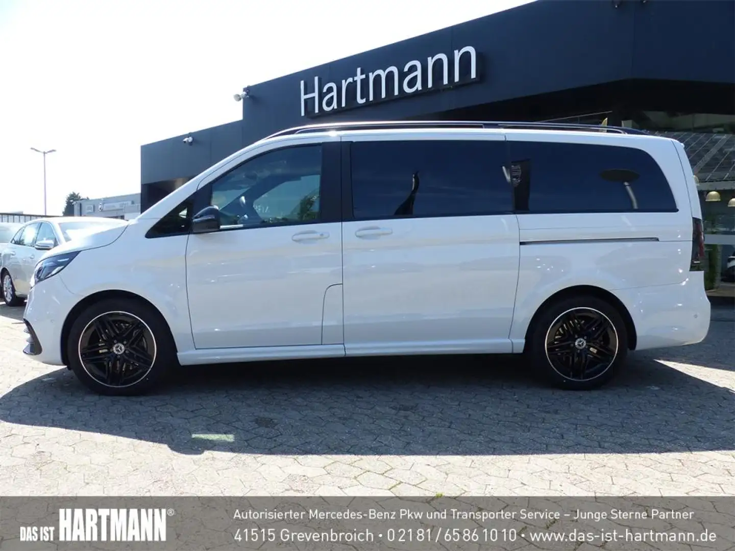 Mercedes-Benz V 300 d 4M long AMG+NIGHT+AHK+360°KAM+PANO+LED S Weiß - 2