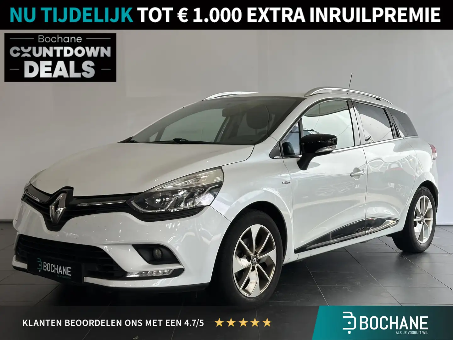 Renault Clio Estate 0.9 TCe Limited NAVIGATIE | PRKEERSENSOREN Blanc - 1