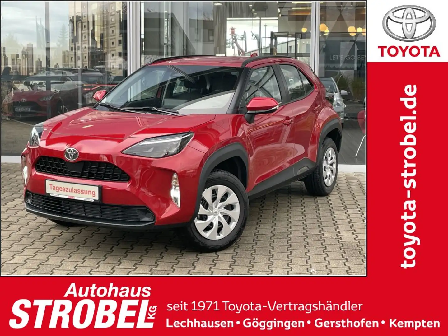 Toyota Yaris Cross Hybrid 116 1.5 VVT-i Business Edition Rouge - 1