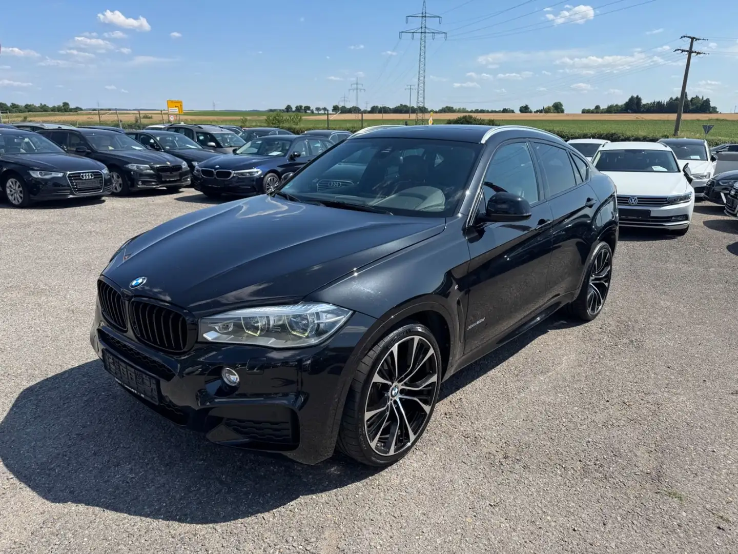 BMW X6 xDrive 30d M-Paket Navi Pr Harman Leder 2.Han Noir - 1