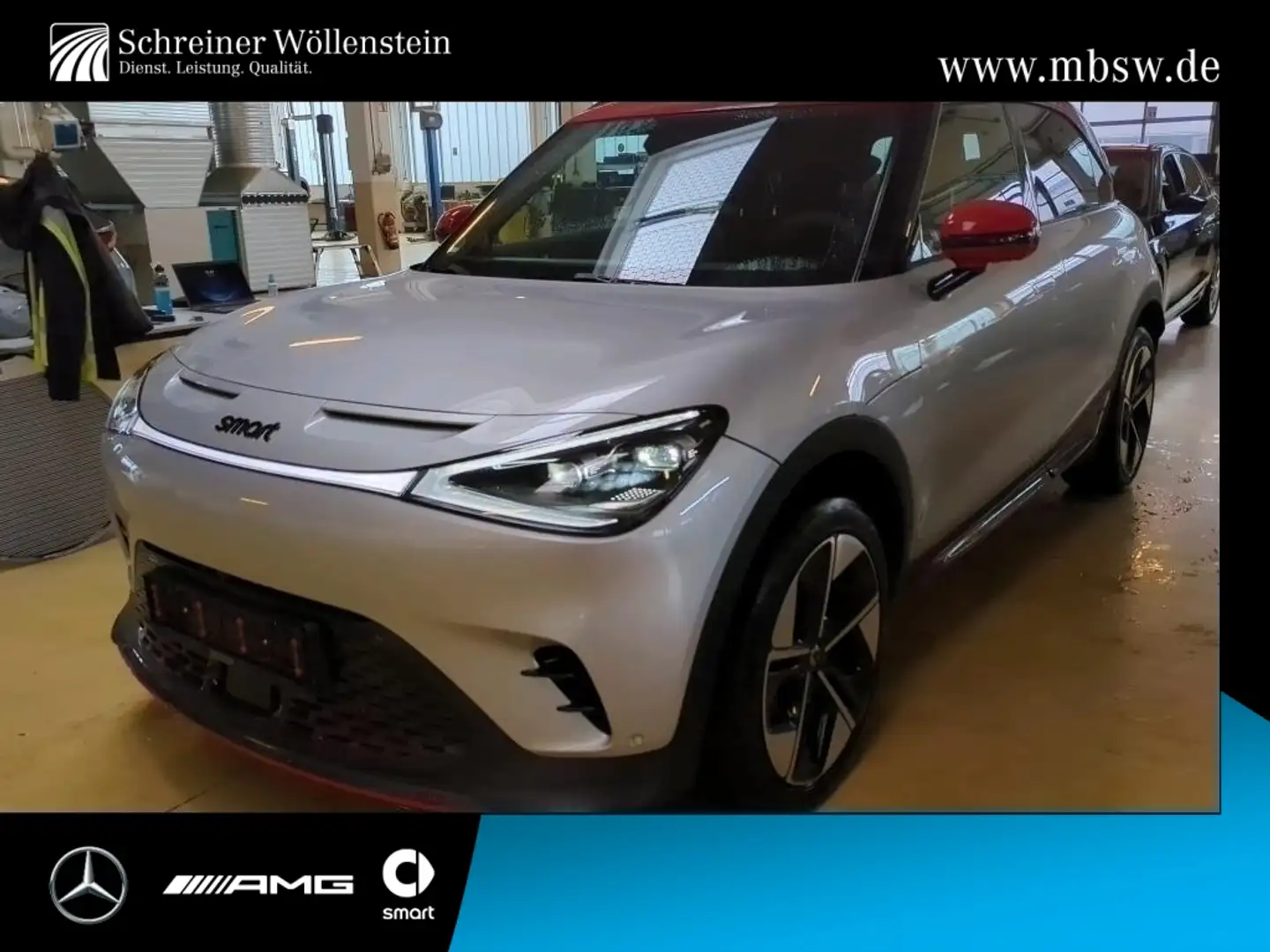 smart #1 Brabus AWD (66kWh) 360°*Pano*HUD*Matrix*Distr Argento - 1