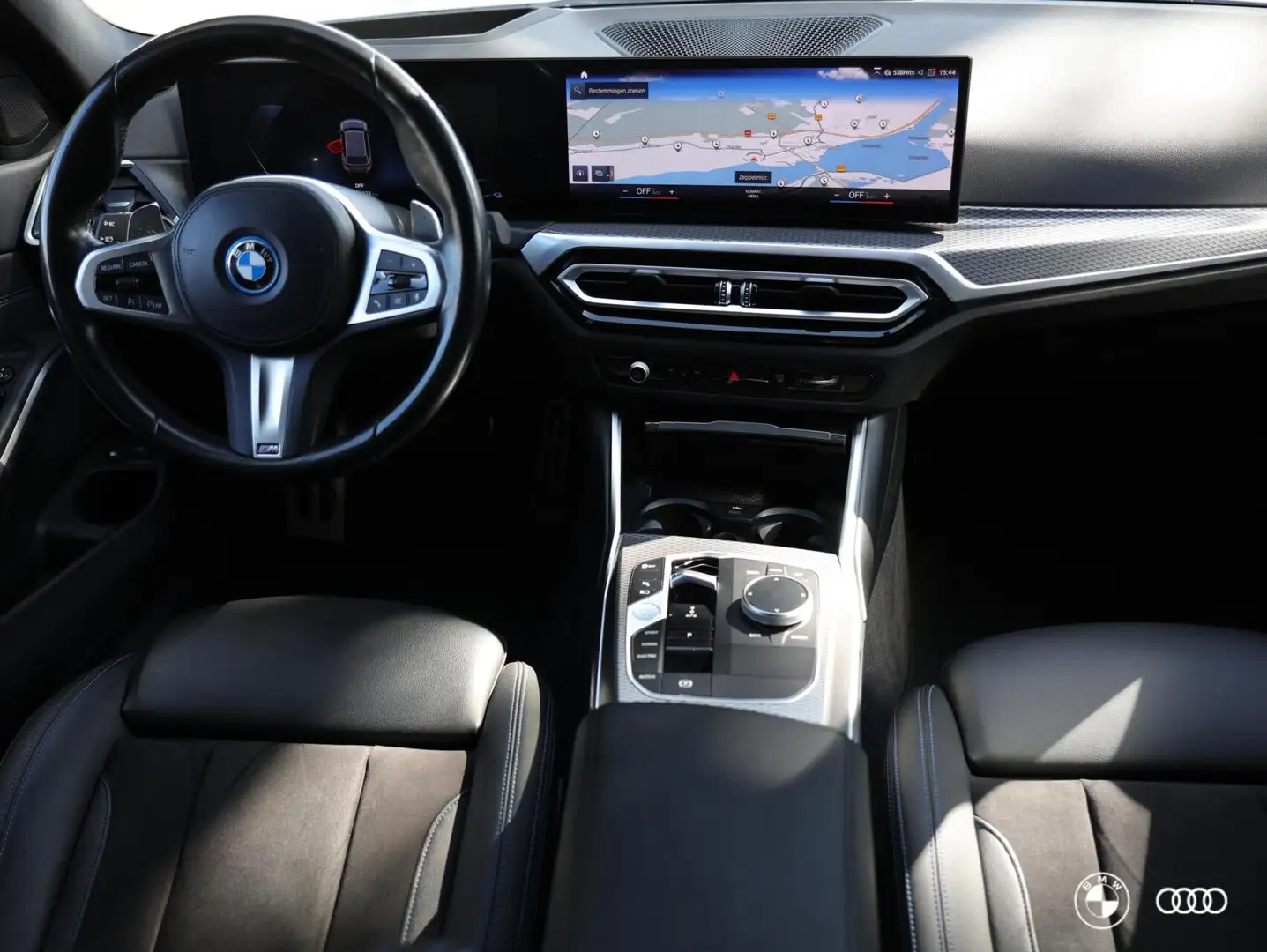 BMW 330 330E M SPORT BLACK ED. / HIFI / CAMERA / TREKHAAK Gris - 2