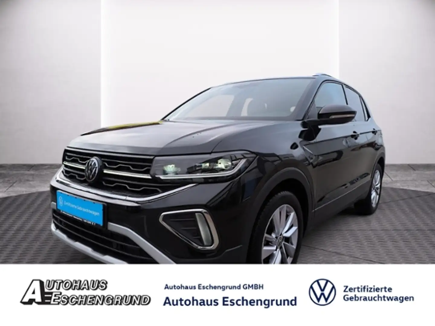 Volkswagen T-Cross 1.0 TSI OPF DSG Style LED ACC NAVI Schwarz - 1