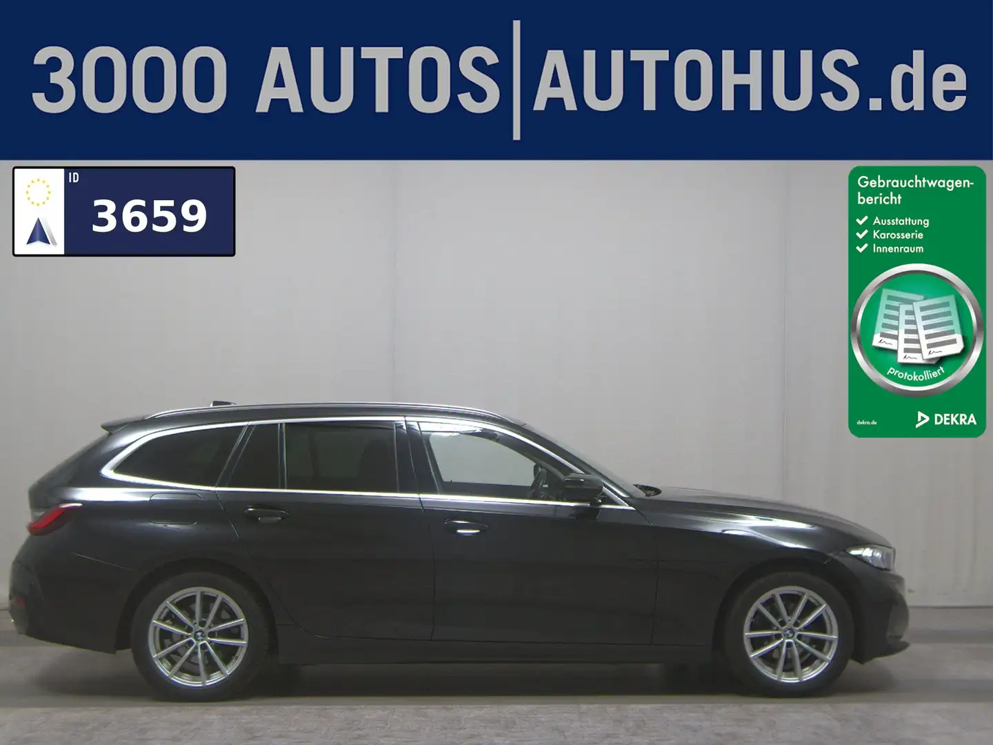 BMW 318 dA Touring Navi LED Curved Kamera SHZ Schwarz - 1