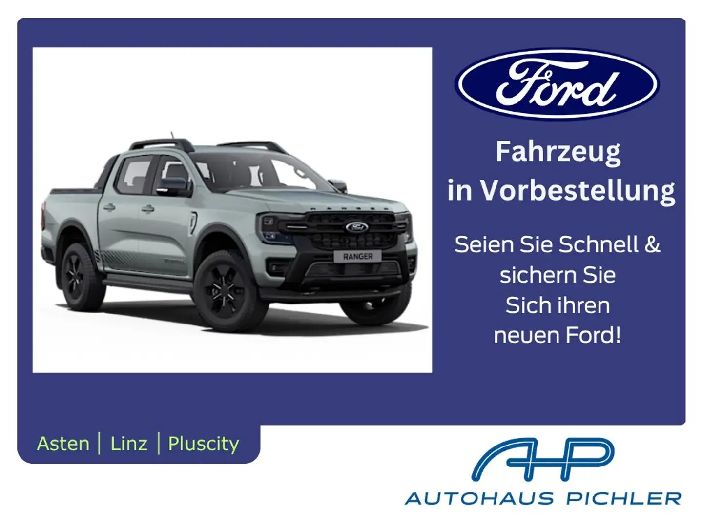 Ford Ranger Ranger Doppelkabine Wildtrak e-4WD 2.3 EcoBoost... Silber - 1