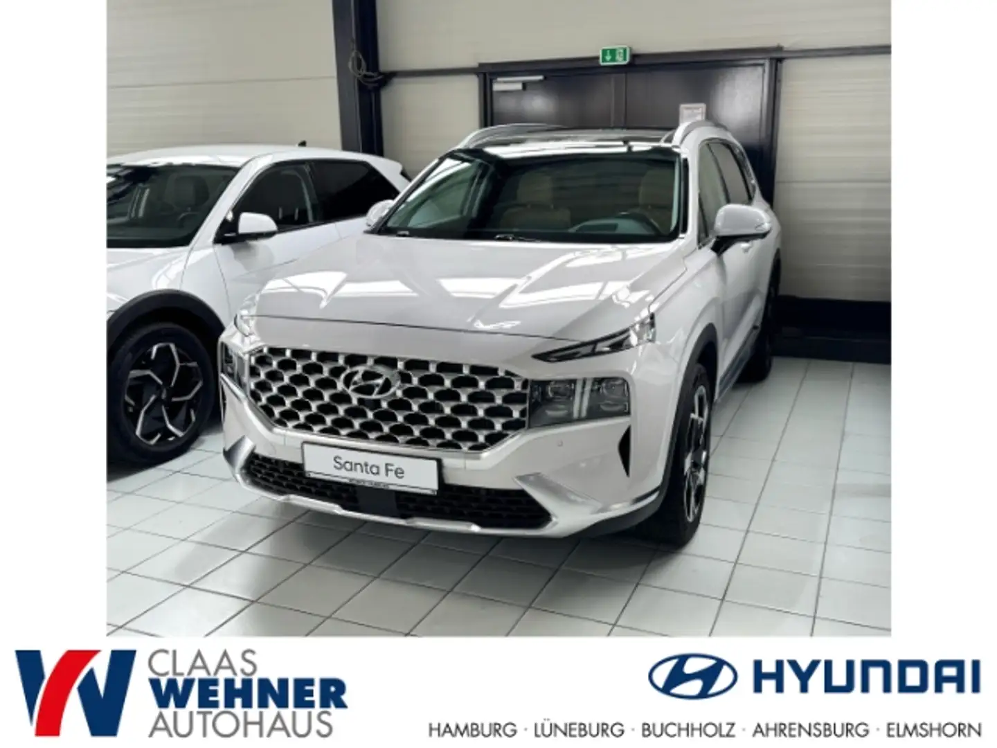 Hyundai SANTA FE Hyundai Santa Fe 2.2 CRDi Prime 4WD Weiß - 1