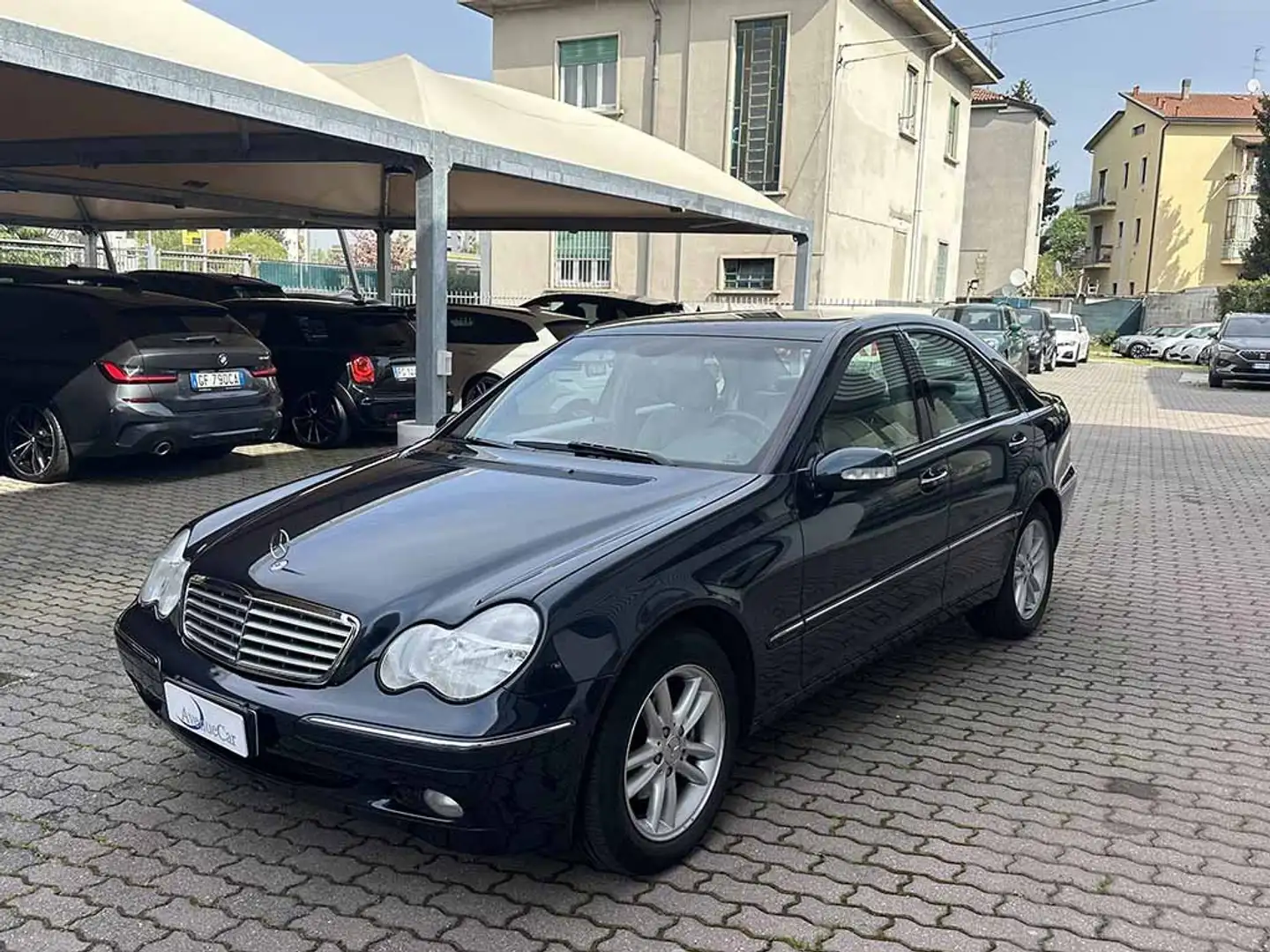 Mercedes-Benz C 200 KOMPRESSOR BERLINA ELEGANCE BEN TENUTA KM REALI Nero - 1