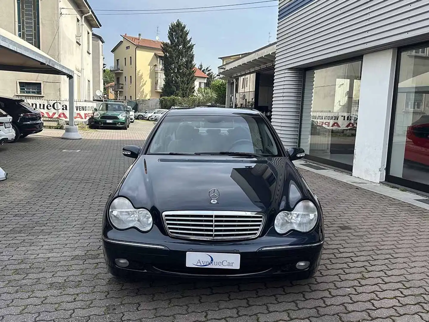 Mercedes-Benz C 200 KOMPRESSOR BERLINA ELEGANCE BEN TENUTA KM REALI Nero - 2
