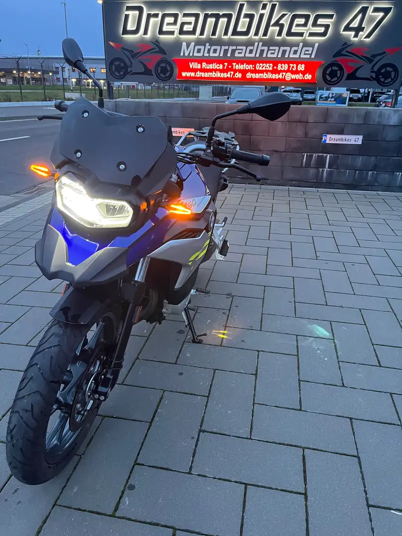 BMW F 750 GS **1.FRAUENHAND**ABS PRO**DTC**ESA**35KW**HU NEU** Albastru - 2