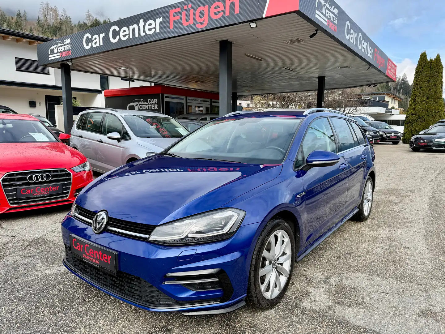 Volkswagen Golf Variant 1,6 TDI Highland R-line Blau - 1