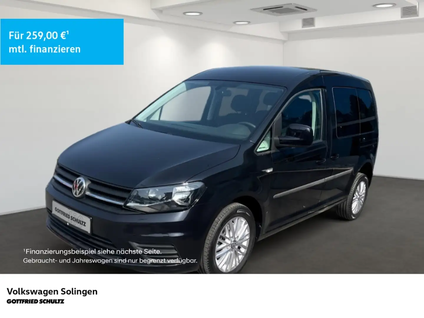 Volkswagen Caddy 1.4 TSI Trendline 7-Sitzer   Tempomat   PDC   AppC Noir - 1