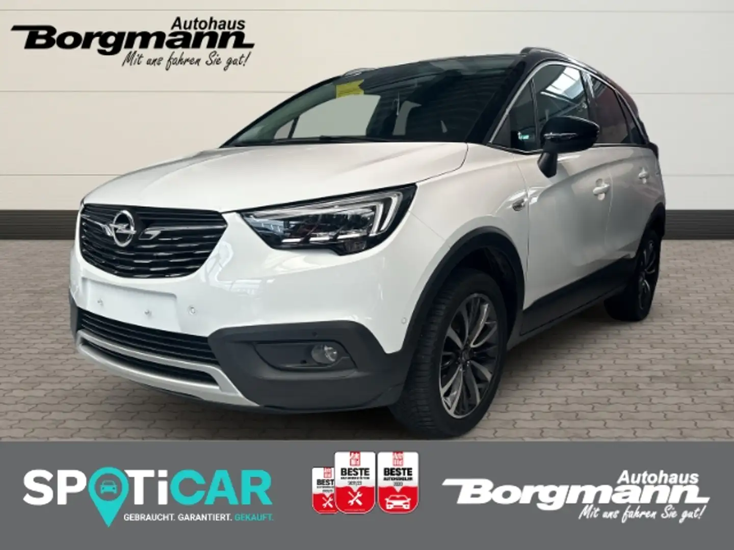 Opel Crossland Ultimate 1.2 Turbo Navi autom. Parkassistent, Rück Blanc - 1