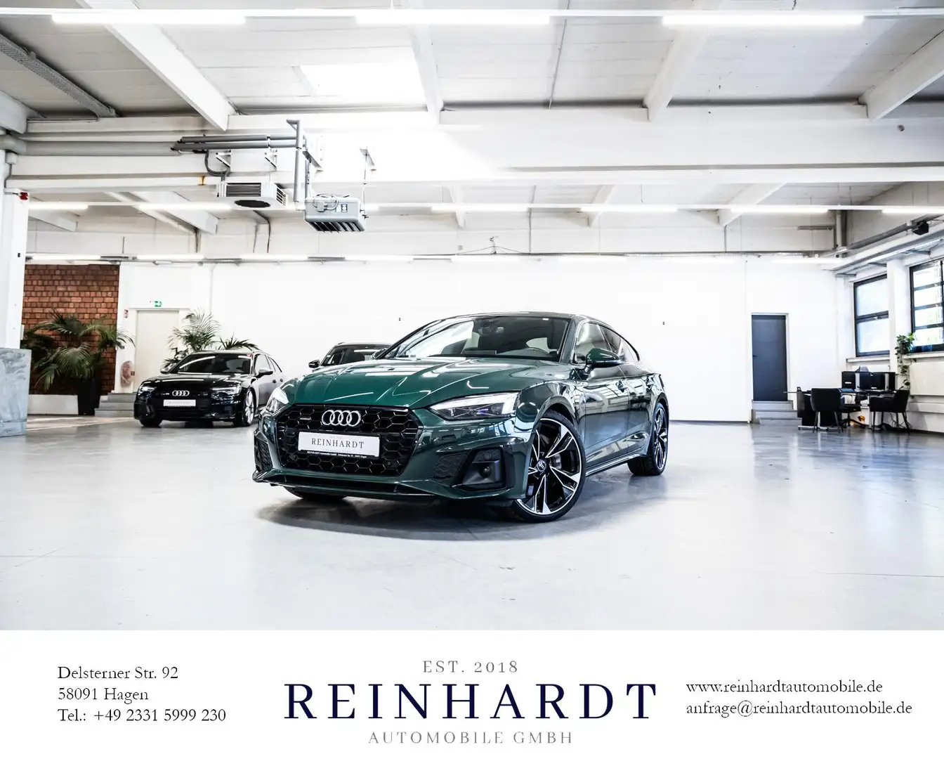 Audi A5 SPORTBACK 50TDi 2x S LINE BLACK 20Z./PANO/LSR Grün - 1