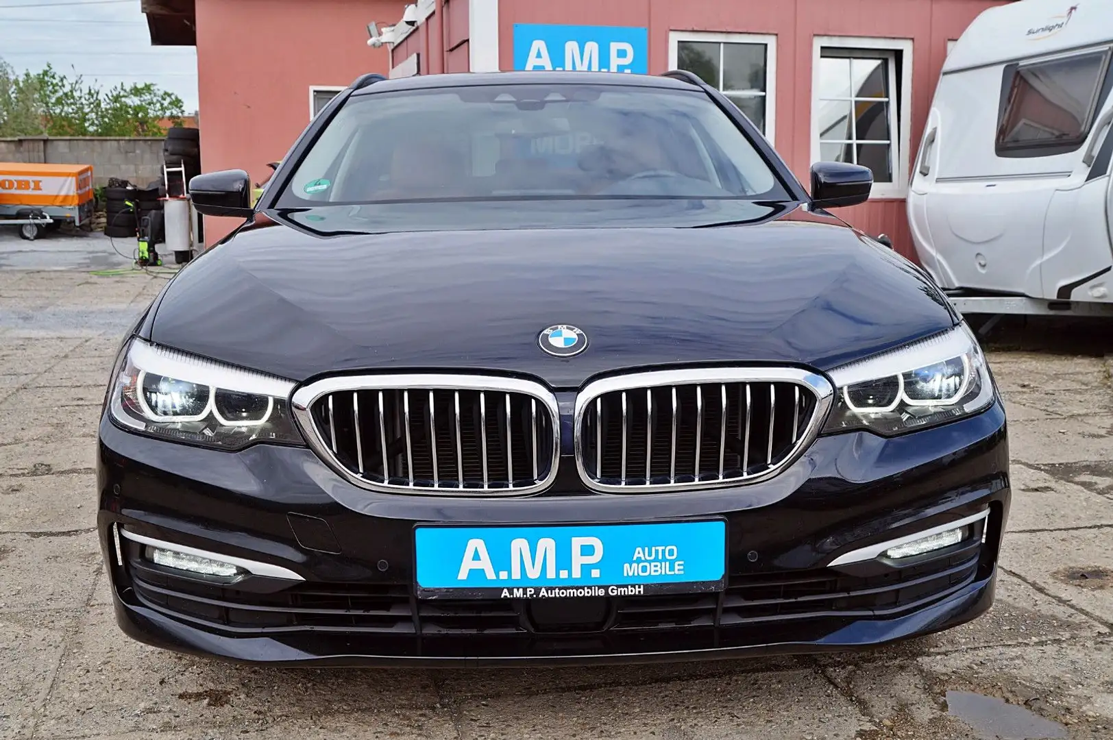 BMW 520 xd AUT, GARANTIE, Leder, LED, ST-HEIZ, RFK, Noir - 2