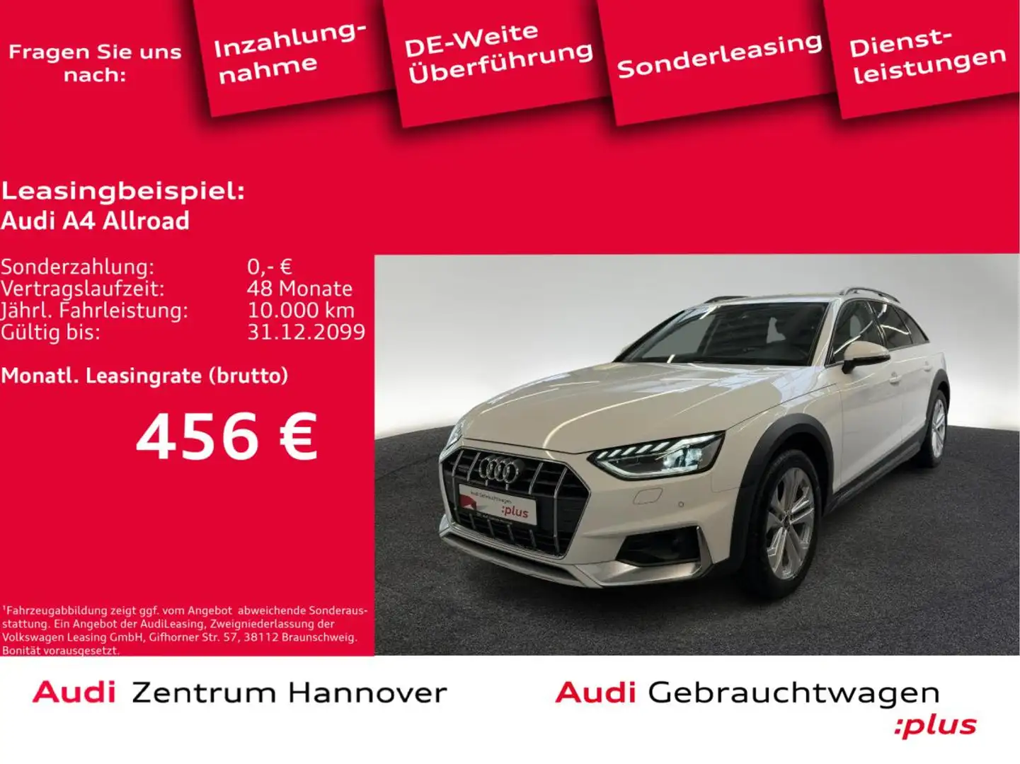 Audi A4 allroad quattro 40 TDI AHK LED Kamera virtual Telleder Weiß - 1