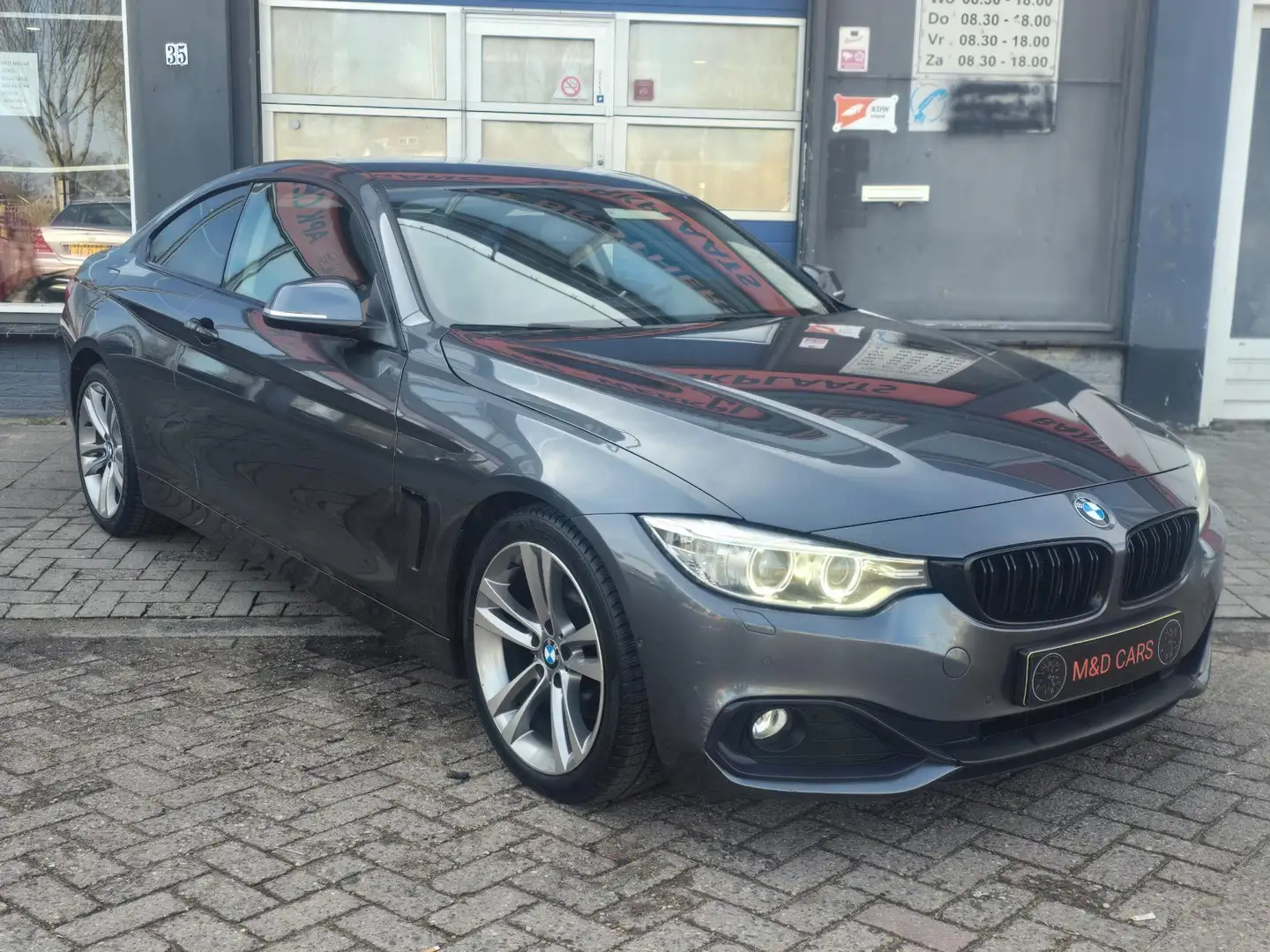 BMW 420 4-serie Coupé 420d High Executive AUTOMAAT HEAD UP Серый - 2