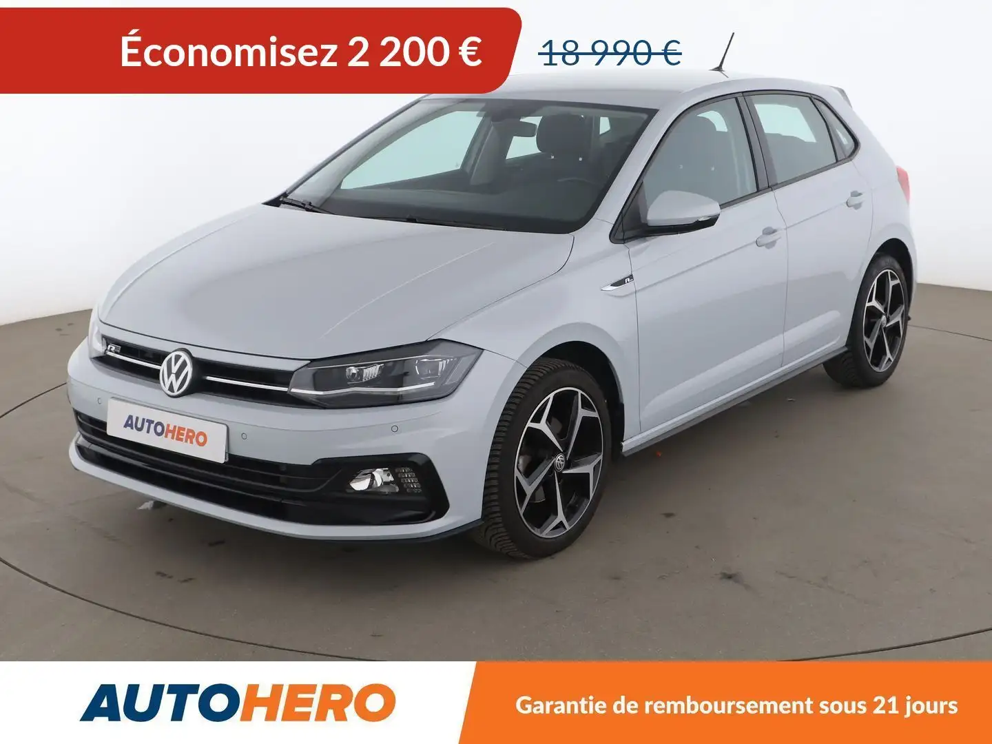 Volkswagen Polo 1.0 TSI R-Line DSG7 Gris - 1