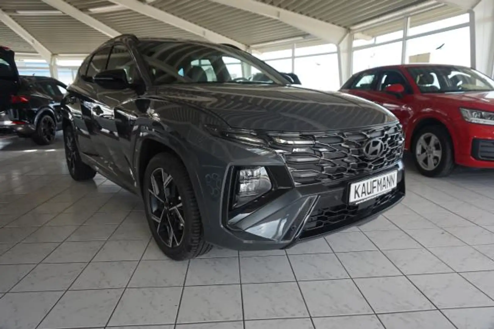 Hyundai TUCSON TUCSON N-LINE 1,6 T-GDI 4X4 NAVI SHZ KAM ACC LED Grijs - 2