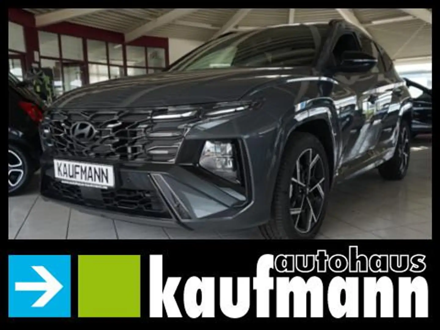 Hyundai TUCSON TUCSON N-LINE 1,6 T-GDI 4X4 NAVI SHZ KAM ACC LED Grijs - 1