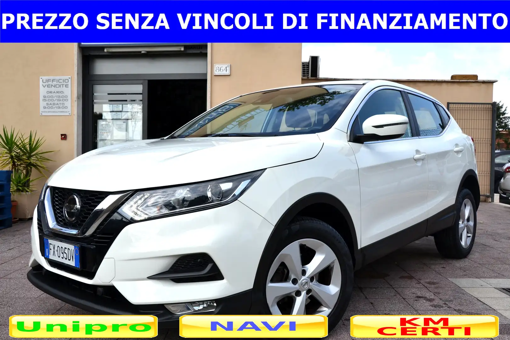 Nissan Qashqai 1.7 dCi 150CV 4WD AUTOM. *NAV-PDC-*PREZZO VERO** Bianco - 1