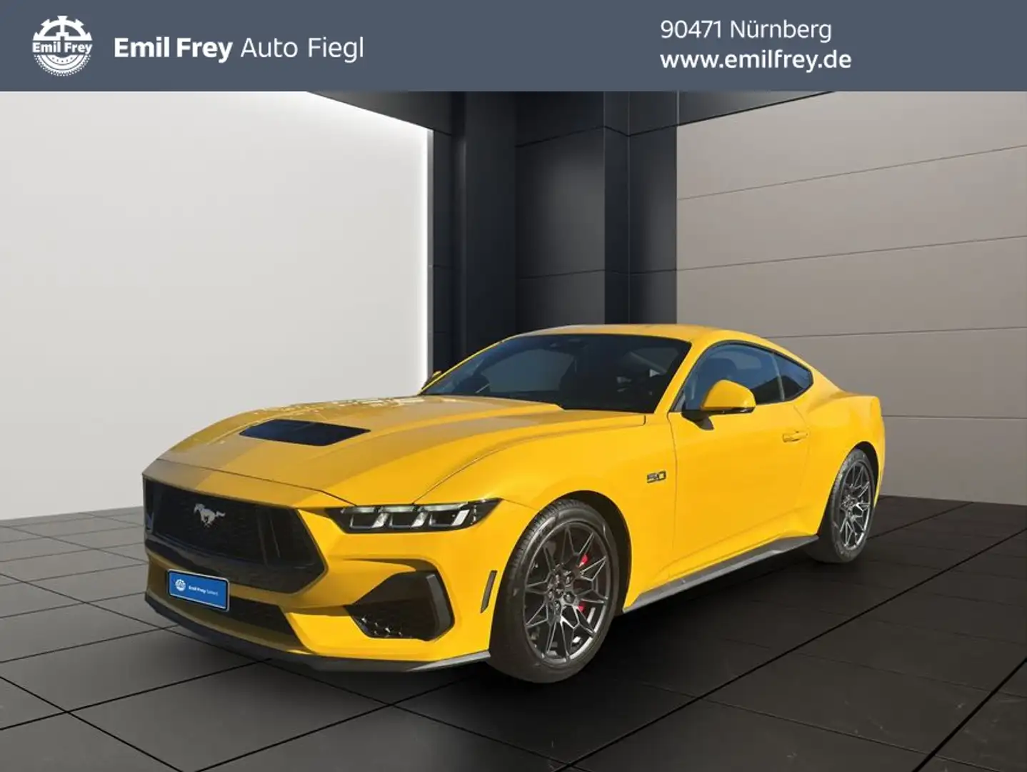Ford Mustang Fastback 5.0 Ti-VCT V8 Aut. GT 328 kW, 2-t Jaune - 1
