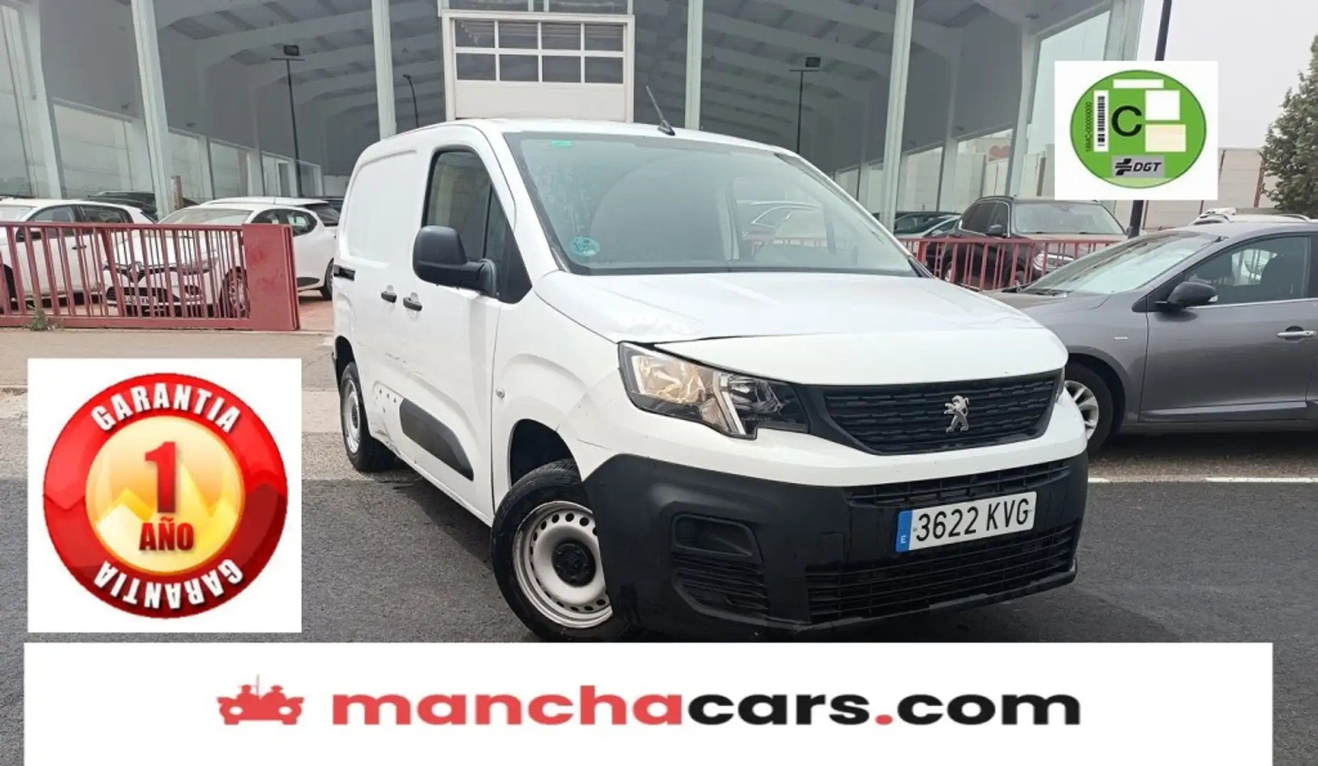 Peugeot Partner 1.5BlueHDI Pro Standard 600kg 75 Bianco - 2