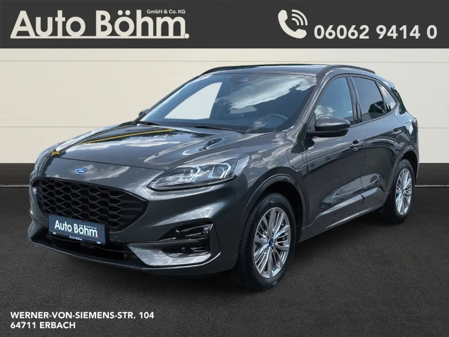 Ford Kuga PHEV ST-Line 2.5 HUD+Klima+Navi+LED+EL.Heckklappe Grau - 1