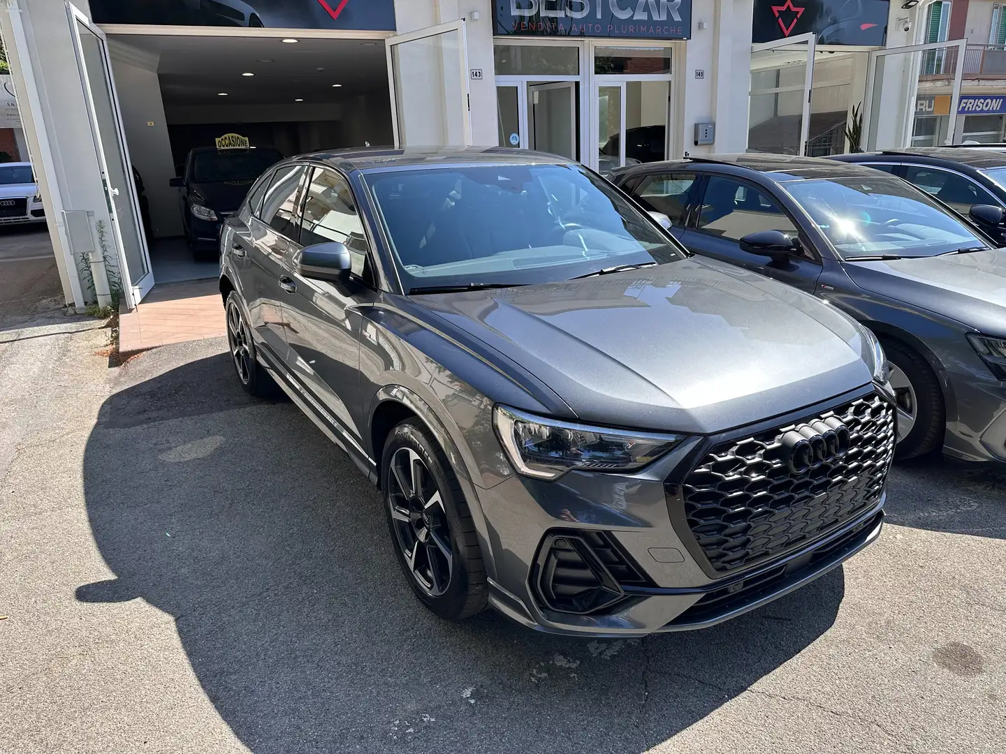 Audi Q3 Q3 Sportback 35 2.0 tdi S LINE X 2 / PELLE / R19 Gris - 1