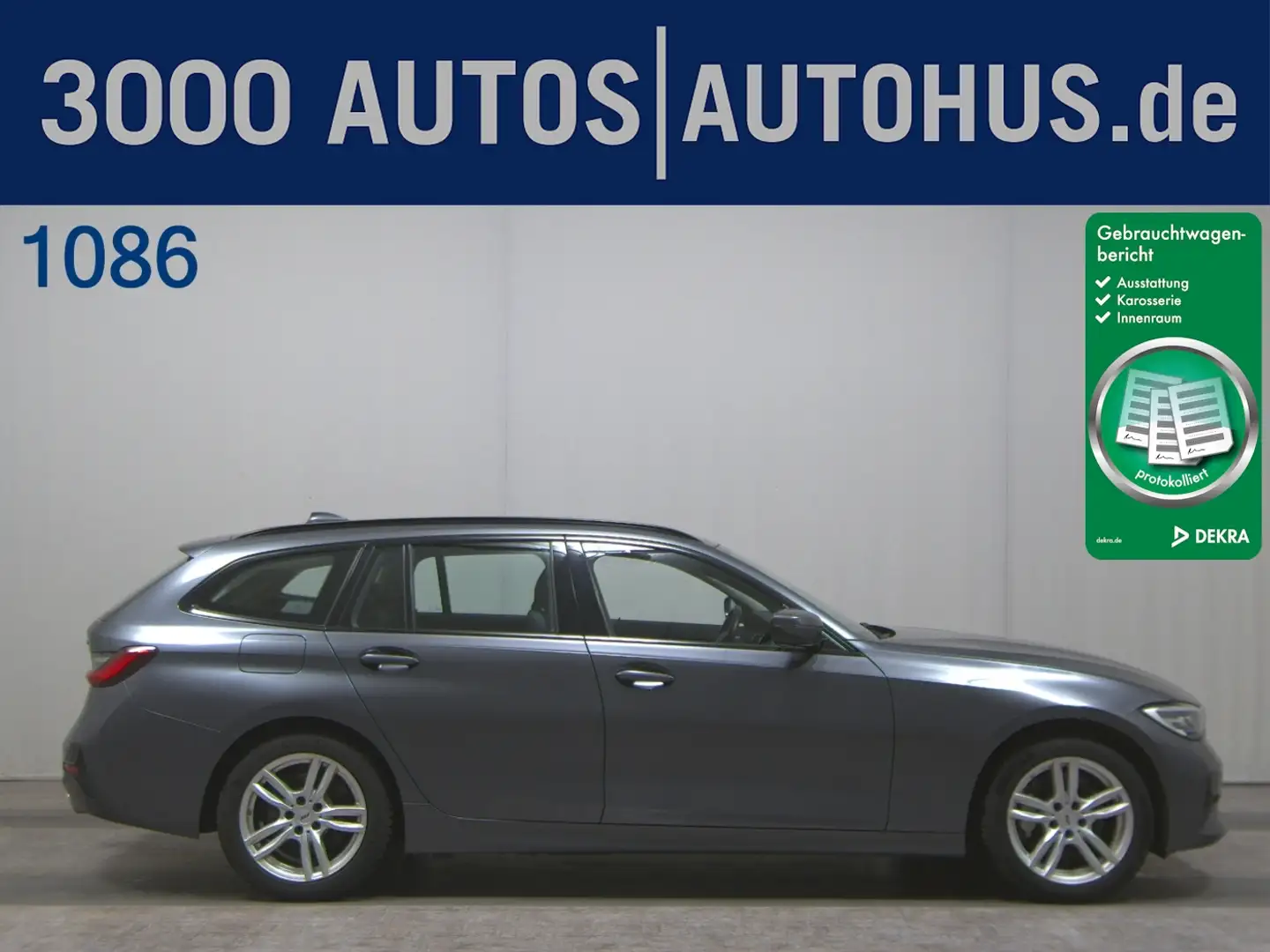 BMW 330 e Touring Sport Line AHK LED el.Heck HiFi vc Grau - 1