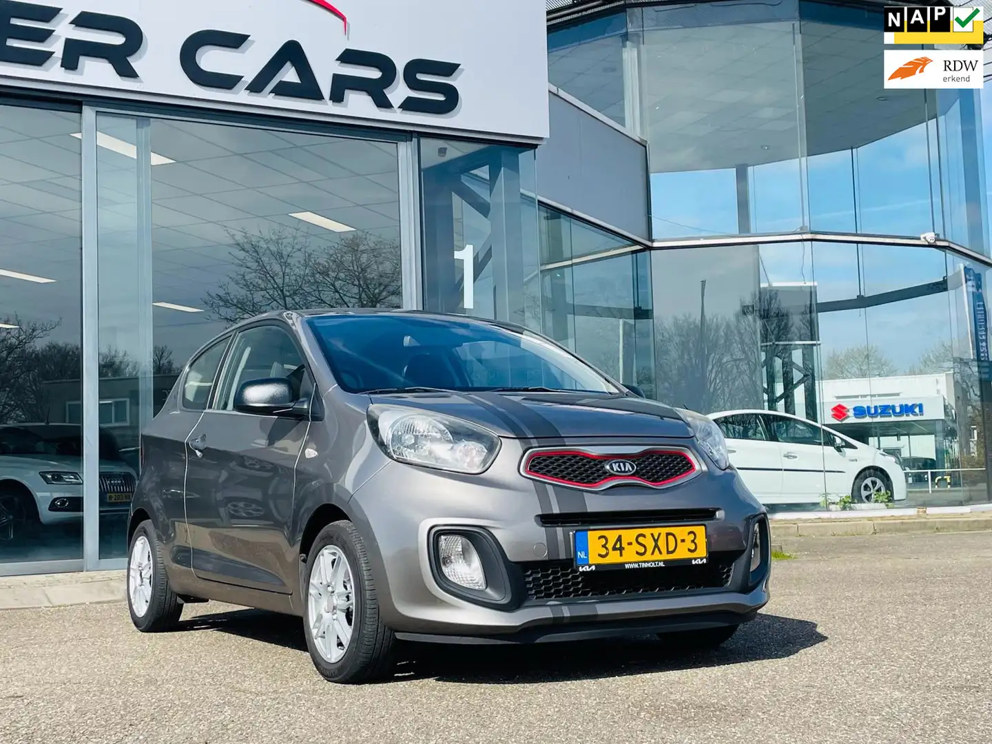 Kia Picanto 1.0 CVVT Comfort Pack, Airco, NAP, APK Grau - 1