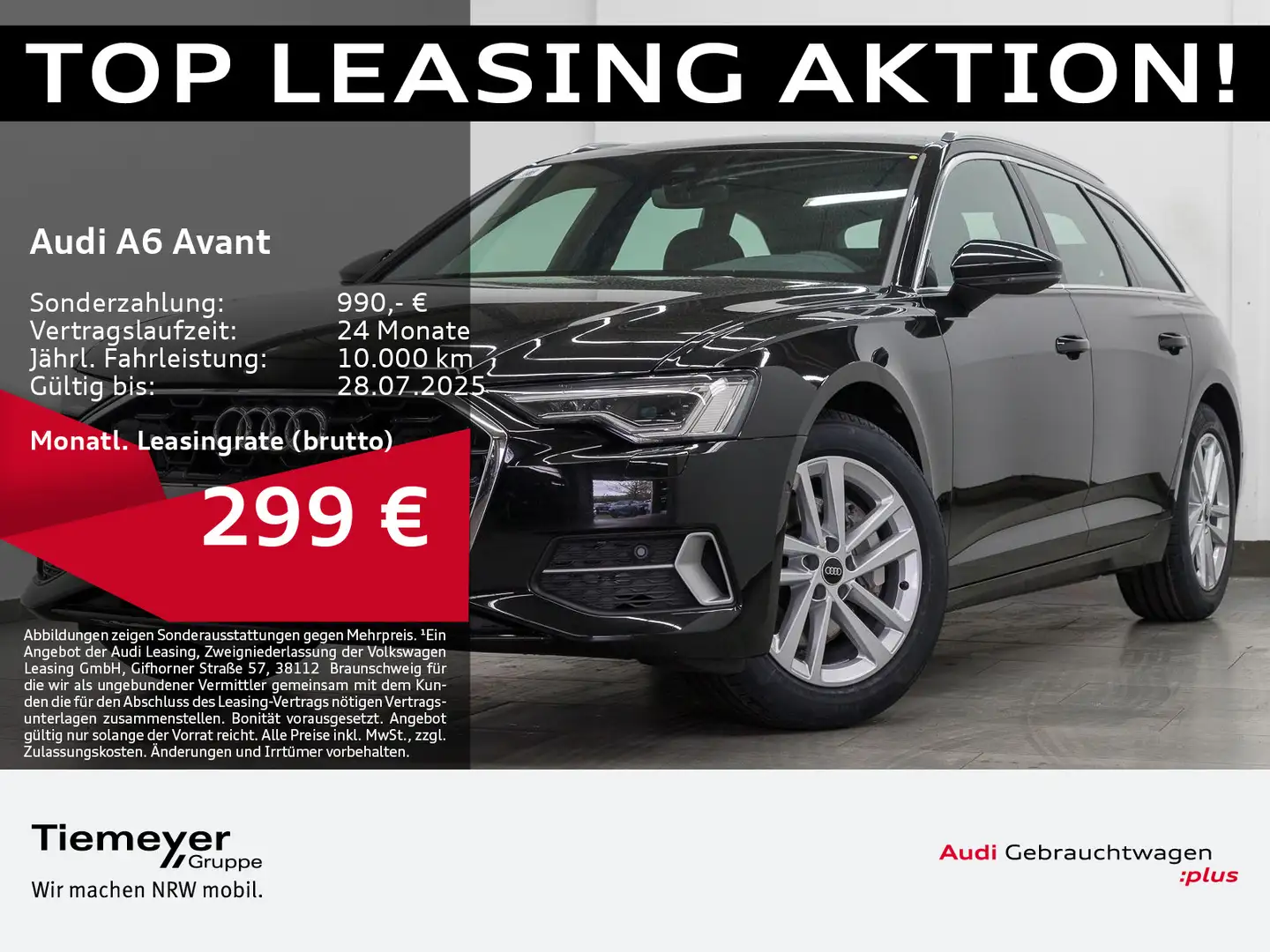 Audi A6 45 TFSI ADVANCED PANO MATRIX AFA KAMERA Schwarz - 1