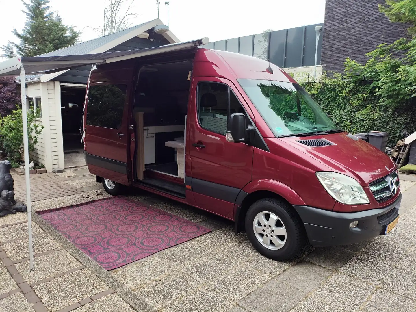 Mercedes-Benz Sprinter Camper 315CDi L2 H2 Automaat 3 pers Vakantie klaar Rouge - 1